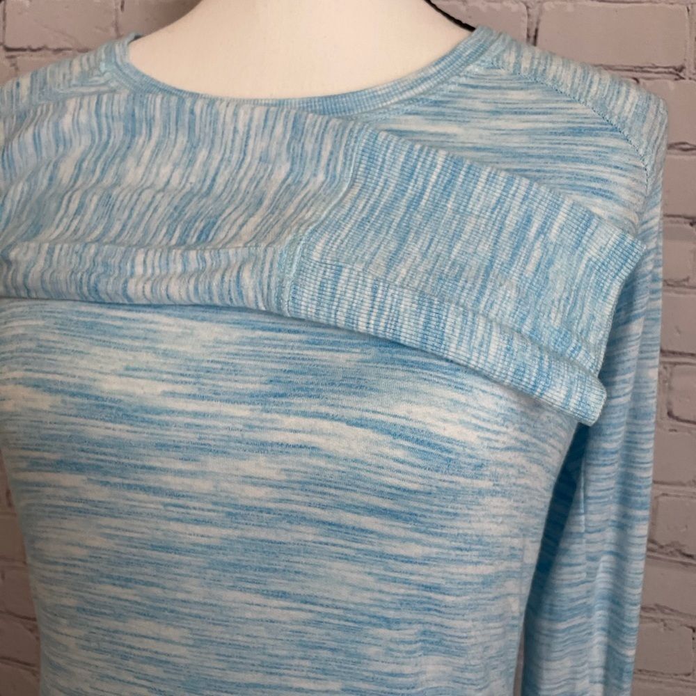 🟢Champion Elite Light blue/white Sweater Sz S - Picture 4 of 8